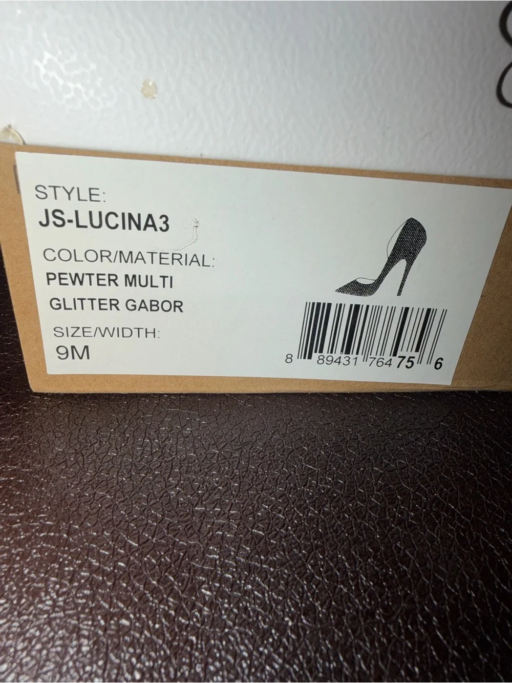 Jessica Simpson Silver Glitter Pointed-Toe Stiletto Pumps